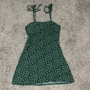 Floral Multi-Colored Spaghetti Strap Dress